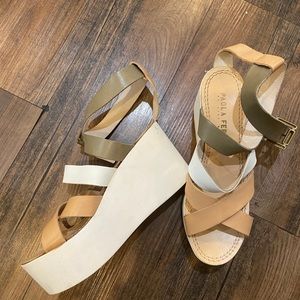 Anthropologie platform sandals sz 8